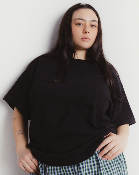 Black Blank Tee