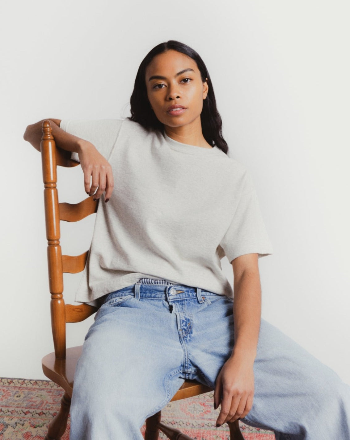 Grey Blank Tee