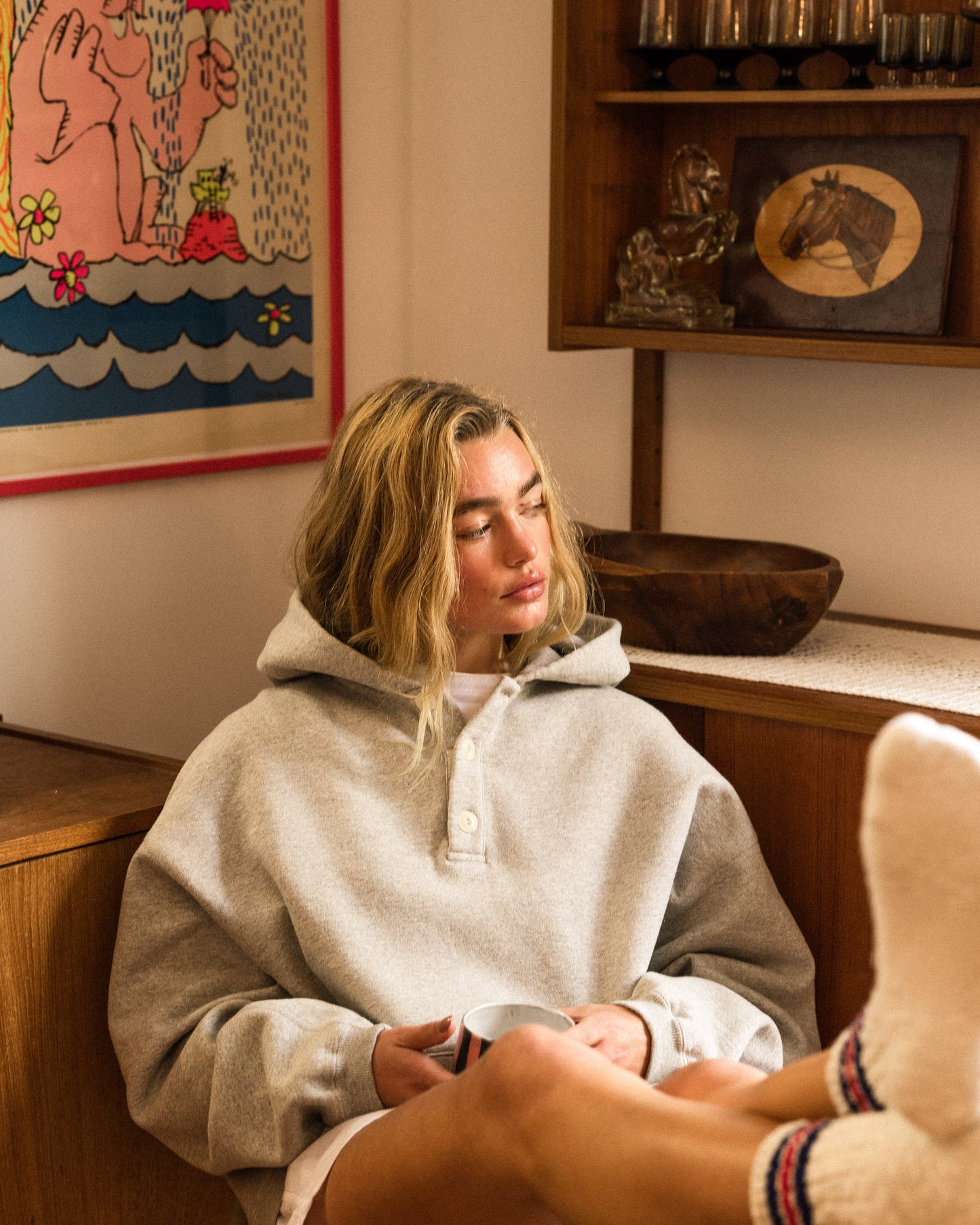 Button Hoodie