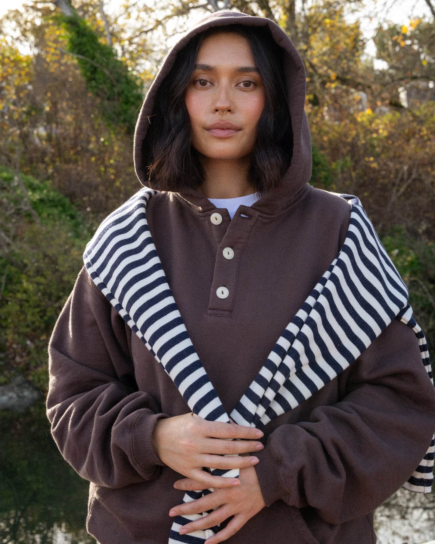 Button Hoodie