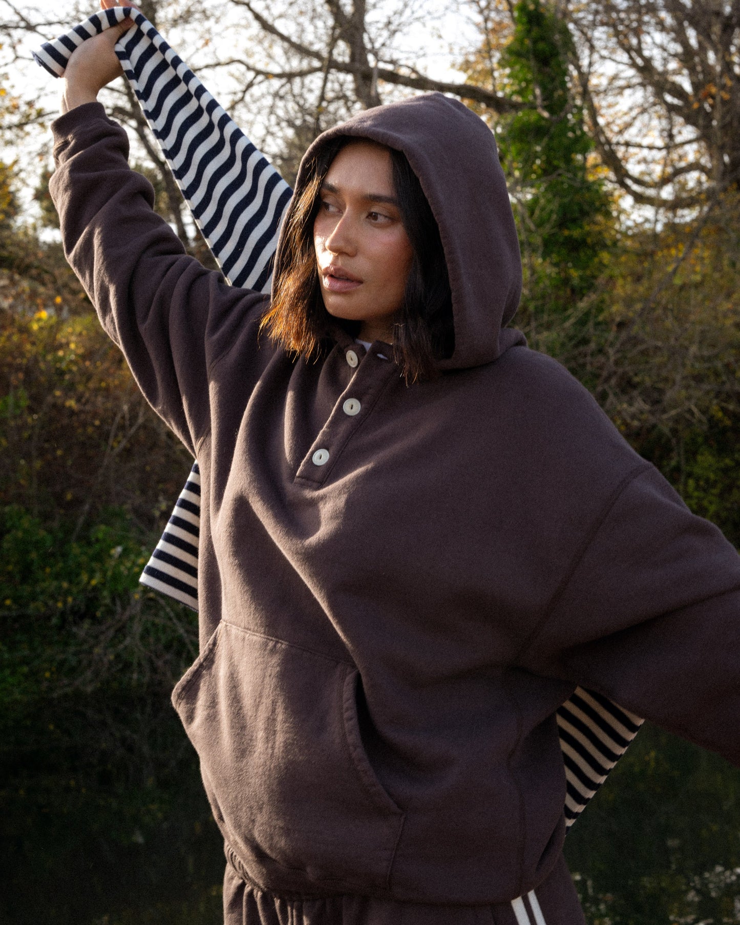 Button Hoodie